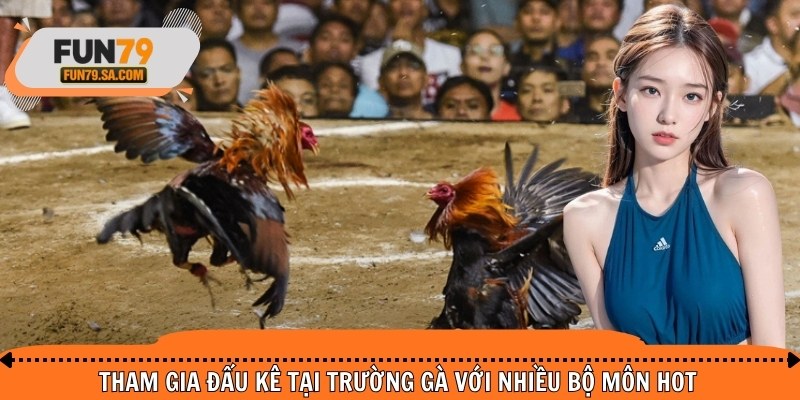 Tham gia tại trường gà với nhiều bộ môn hot
